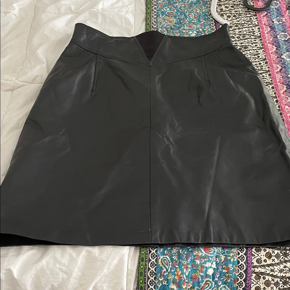 Northside Dark Gray Pencil Skirt